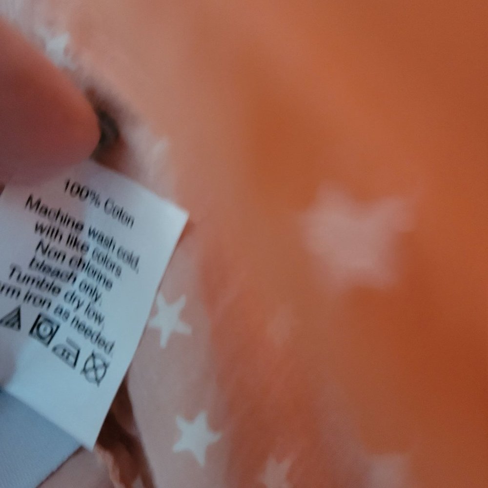 Madewell Star Scatter Orange Wrap top size XS - Picture 7 of 11